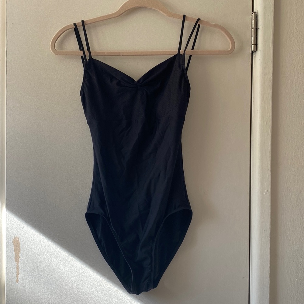 WearMoi black strapped leotard M